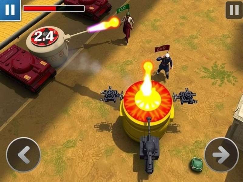 Rajasthan Tank Clash gameplay screenshot